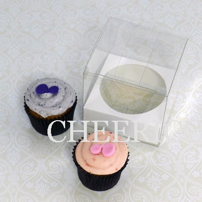 1 Cupcake Clear PVC Box($1.50/pc x 25 units)