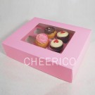 12 Pink Cupcake Window Box ($3.60/pc x 25 units)