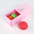 3 Pink Macaron Window Boxes($1.50/pc x 25 units)