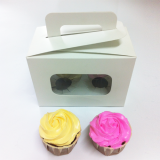 2 Cupcake Window Box with Handle($2.20/pc x 25 units)